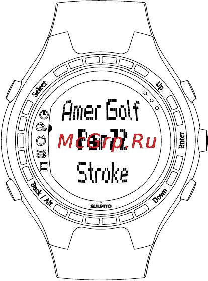 Suunto G6 & G6 Pro [12/46] Using suunto g6 during a game game mode