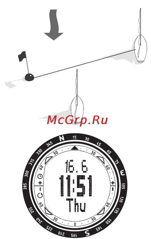 Suunto M3 [10/192] Determining favored end of start line