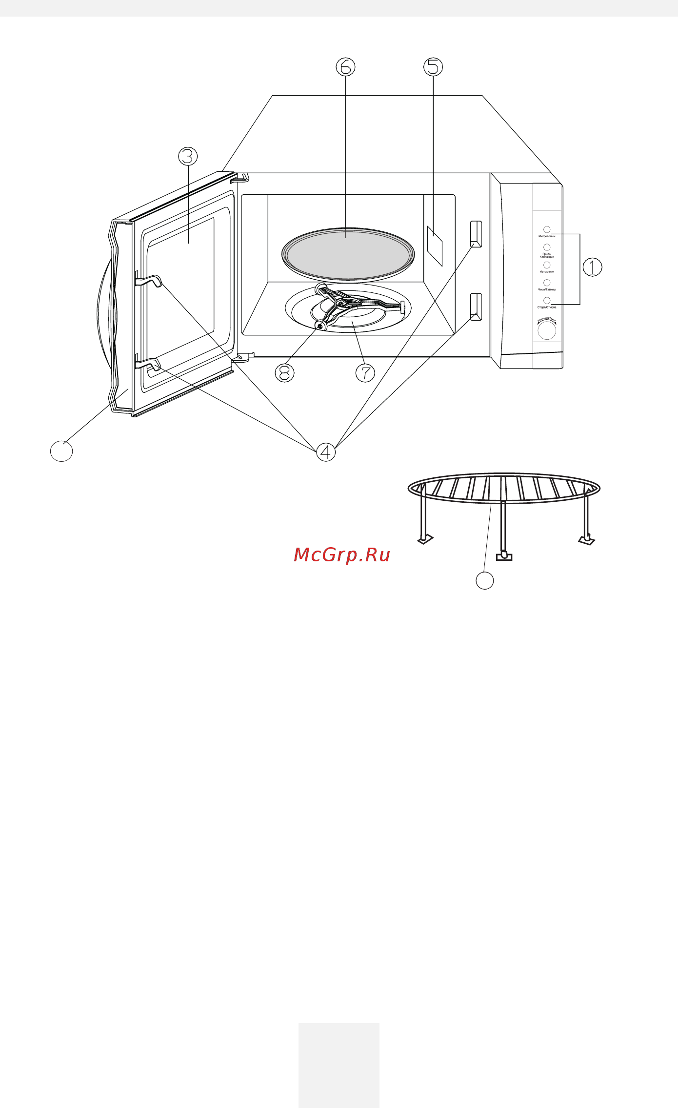 Mystery MMW-2817GCM [8/19] Руководство по эксплуатации