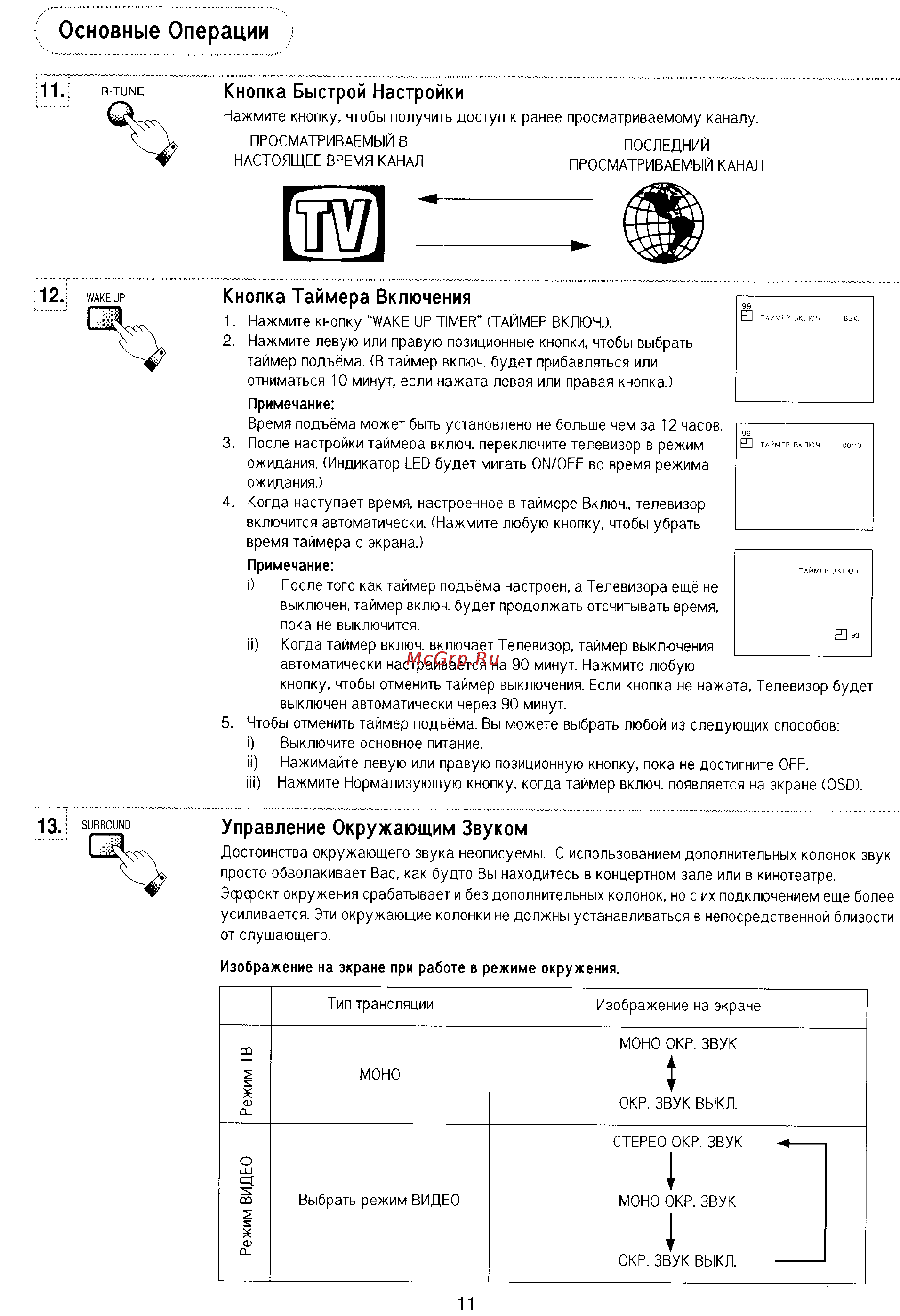 Panasonic TX-29P80T [11/32] Управление окружающим звуком