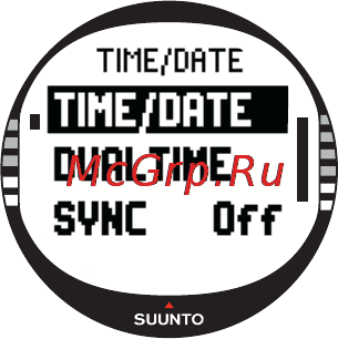 Suunto X10 [17/98] Time date