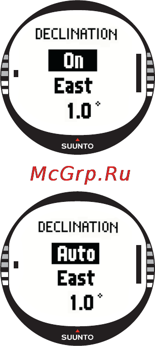 Suunto X10 [35/98] Navigation mode