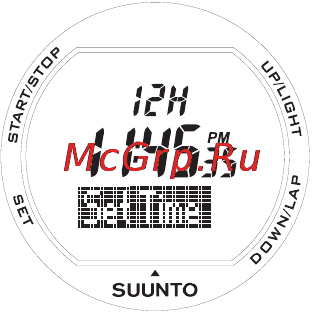 Suunto X3HR [18/39] Установка времени set time