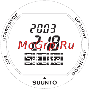 Suunto X3HR [19/39] Установка даты set date