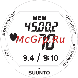 Suunto X3HR [31/39] Режим memory