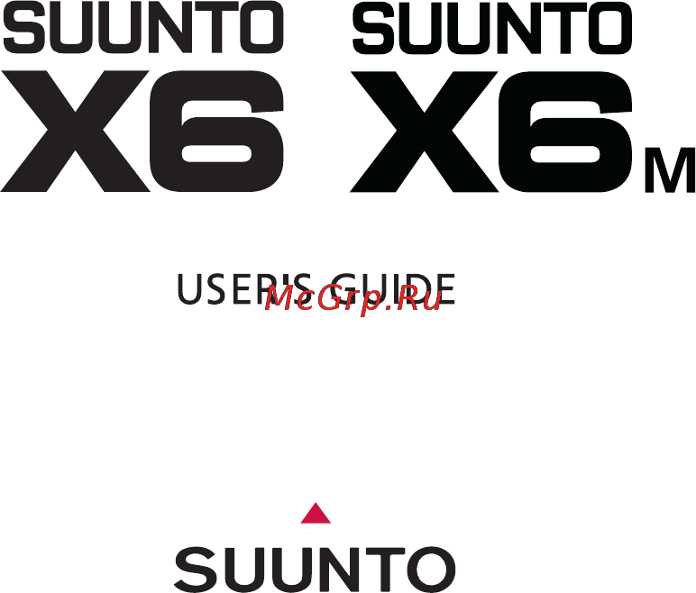 Suunto X6 & X6M Инструкция по эксплуатации онлайн