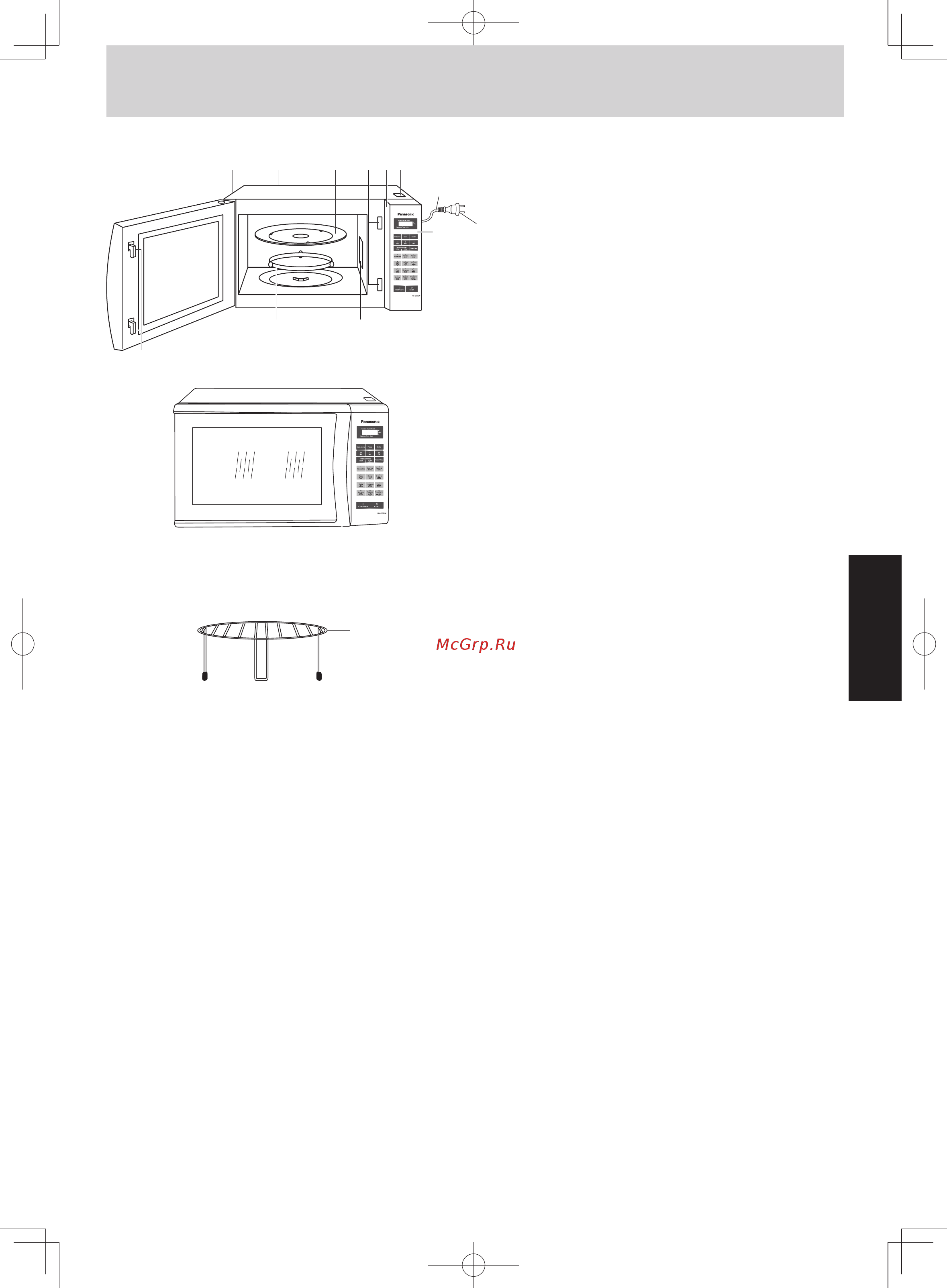 Panasonic NN GT352W [90/127] Схема пристрою