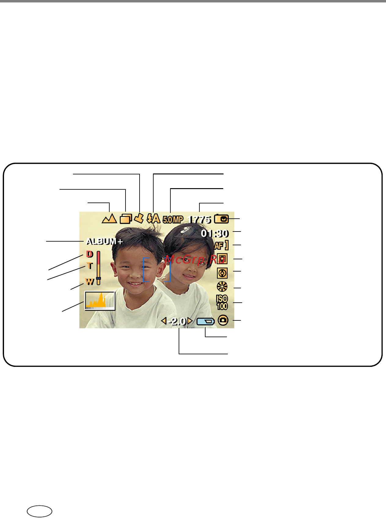Kodak V530 [14/95] Значки съемки изображений