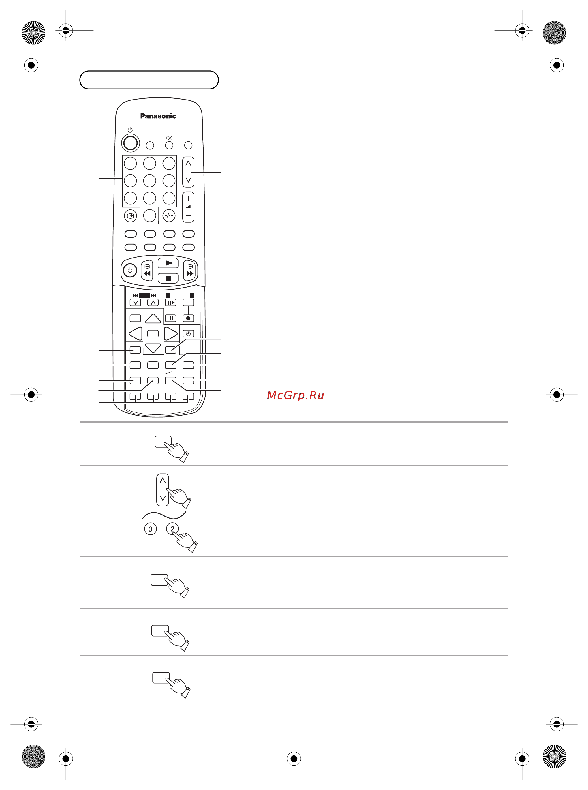 Panasonic TX-29P190TA [42/46] Операция телетекста