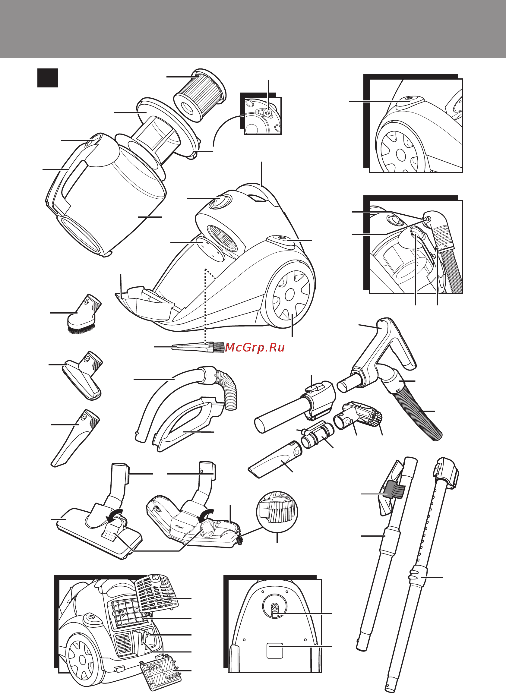 Philips FC8740/02 Инструкция по эксплуатации онлайн [2/18] 32275