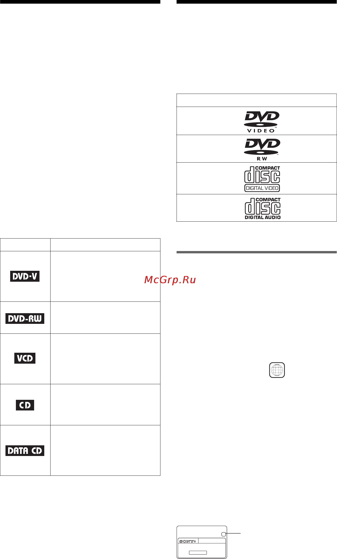 Sony DVP-LS500 [6/88] О данном руководстве