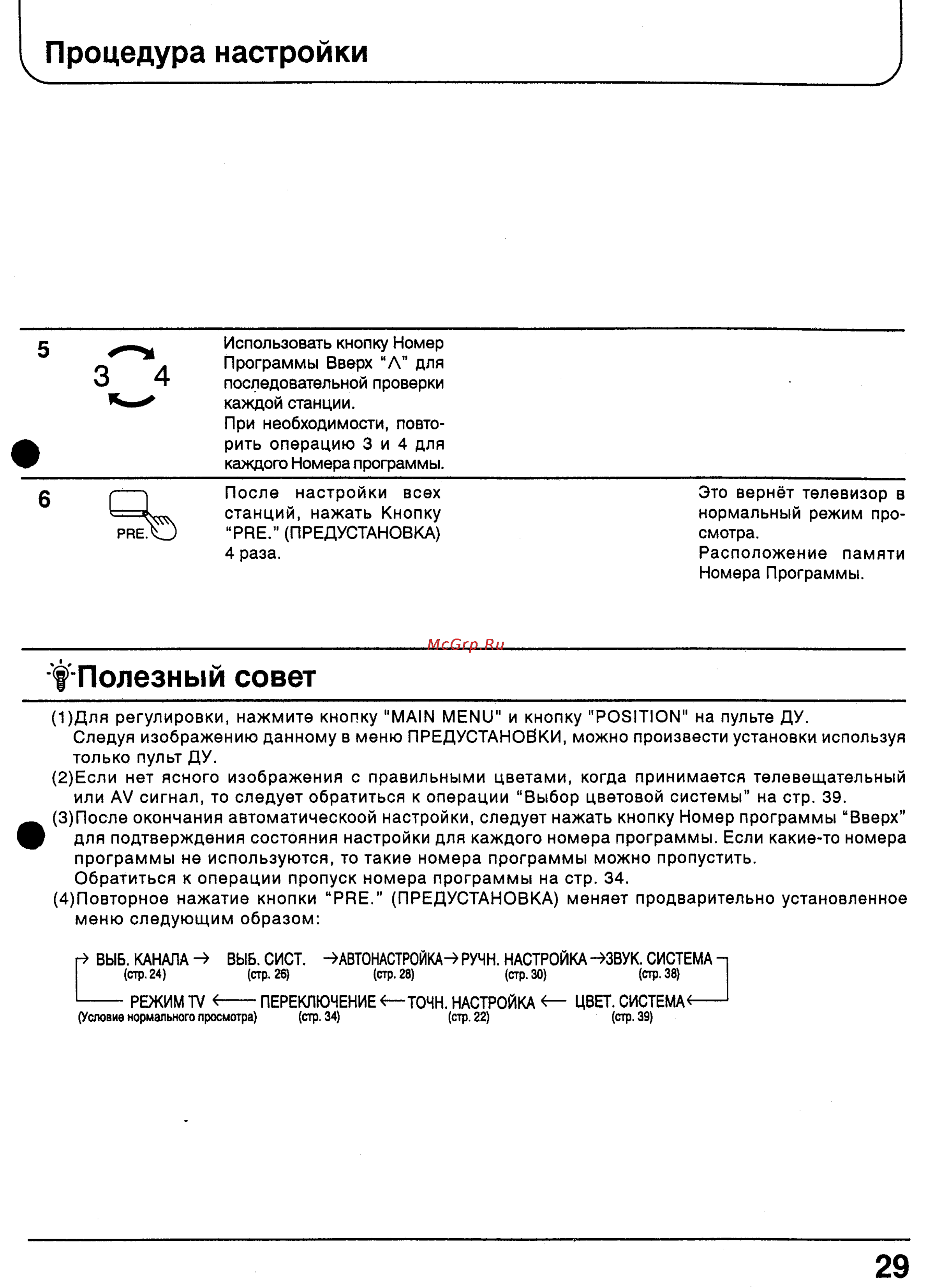 Panasonic TX-29P10T [27/56] Полезный совет