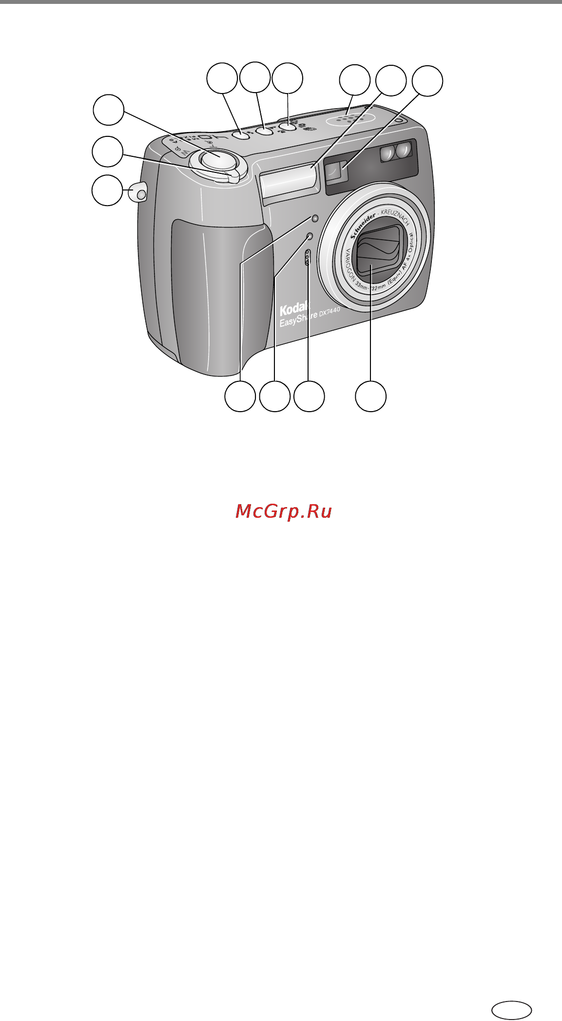Kodak DX7440 [3/85] Внешний вид и органы управления
