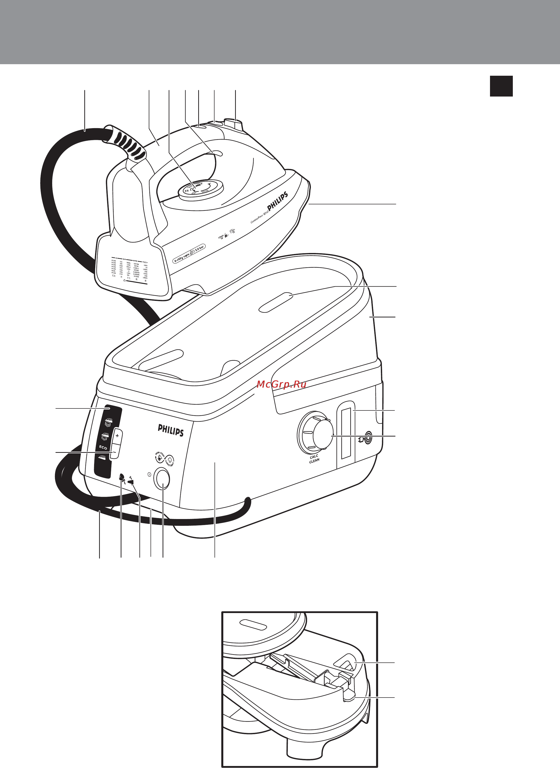 Philips GC 8320/02 Инструкция по эксплуатации онлайн [3/17] 32310