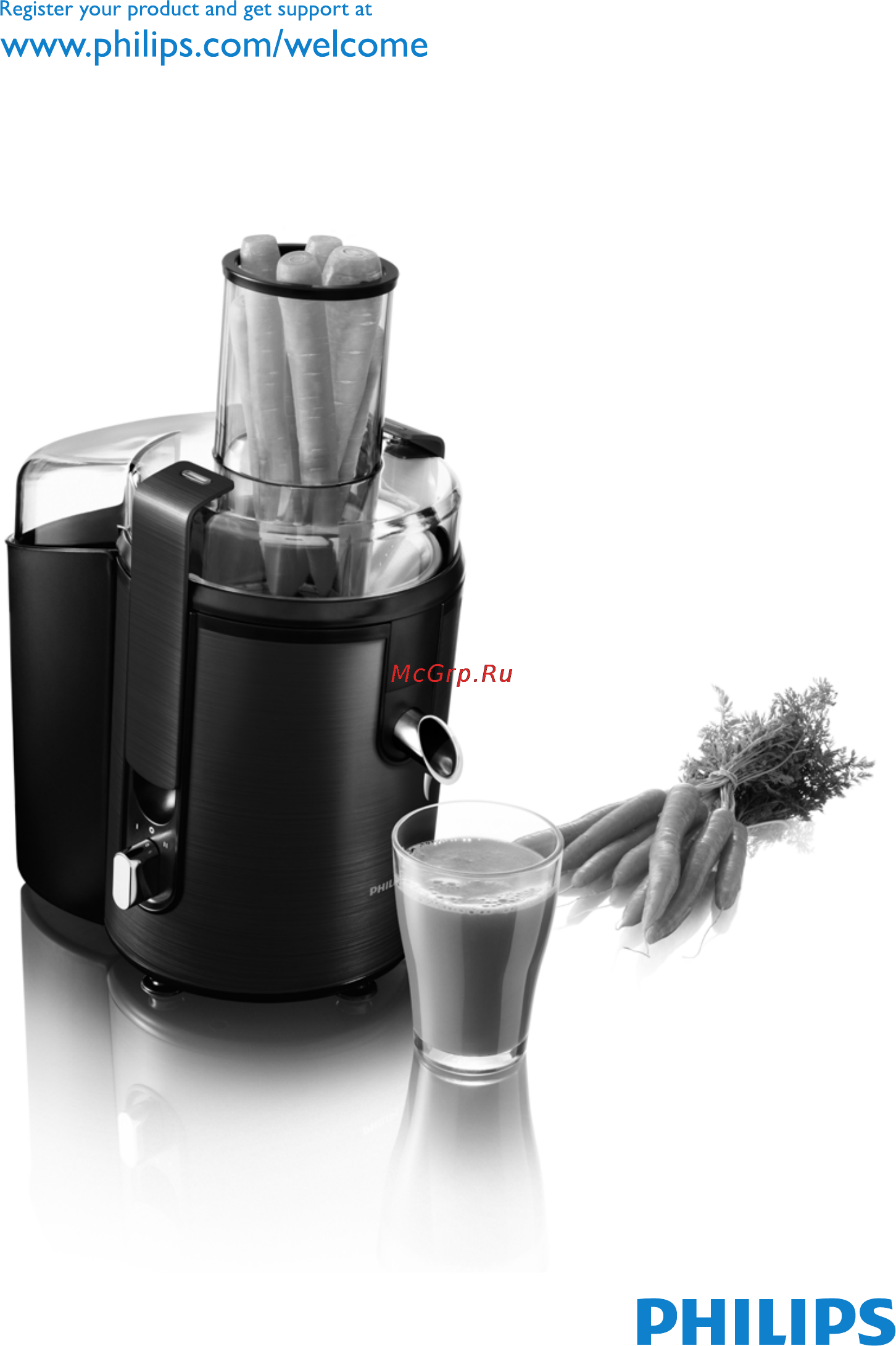 Philips HR1866/30 Инструкция по эксплуатации онлайн
