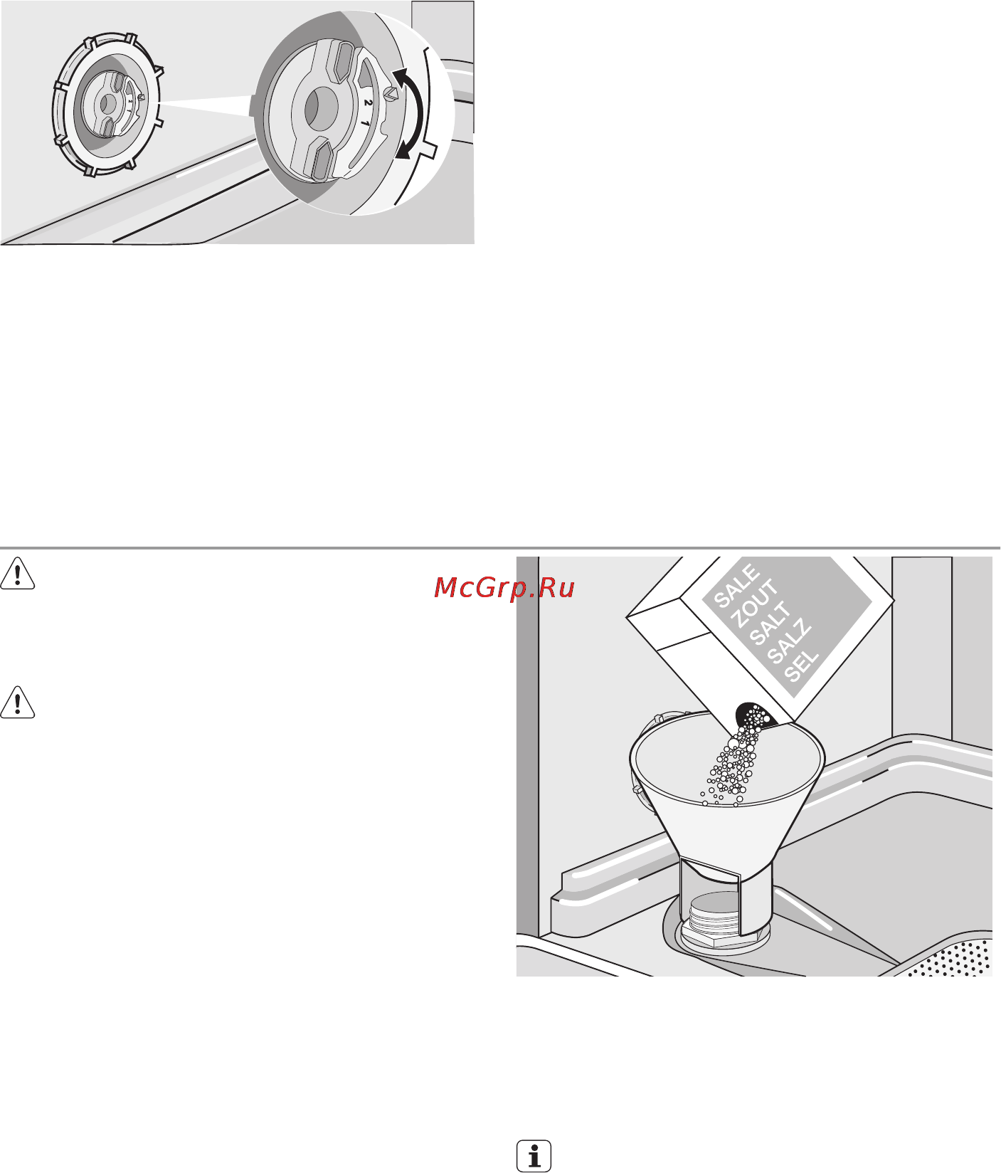 Electrolux ESF 43020 [6/76] Wsypywanie soli do zmywarki