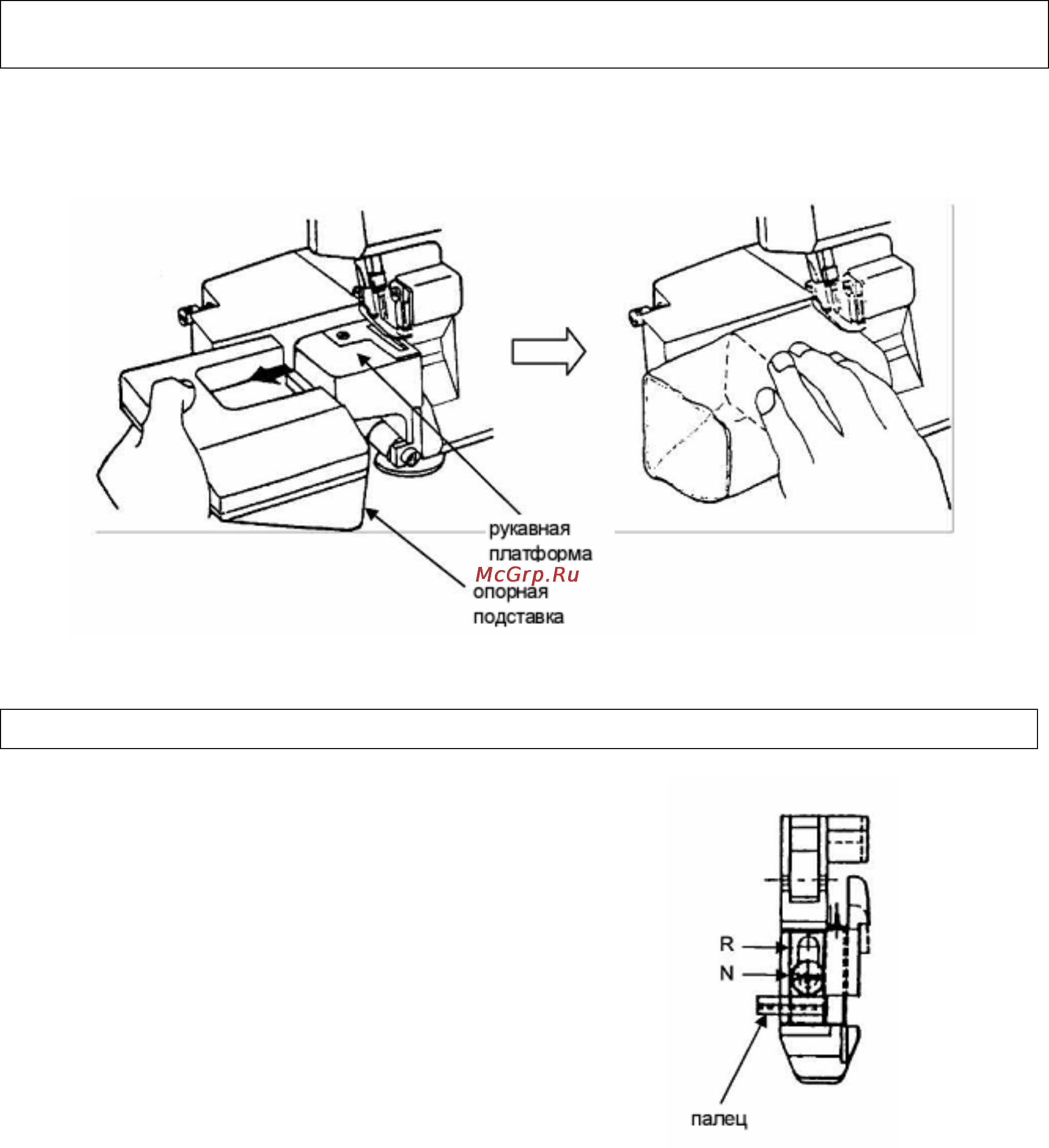 Aurora 754D [23/29] Сменая прижимная лапка