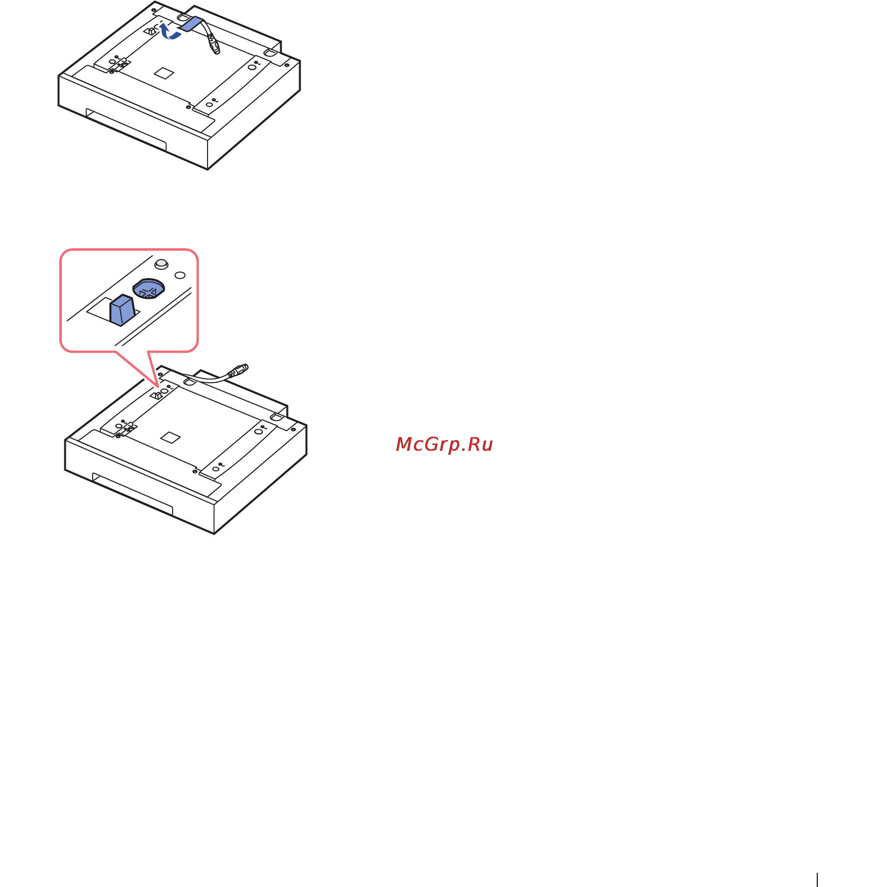 Dell 2355dn [338/359] Установка дополнительного лотка 2