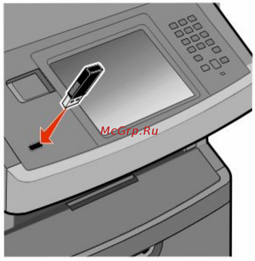 Dell 3333dn [108/350] Печать с флэш накопителя
