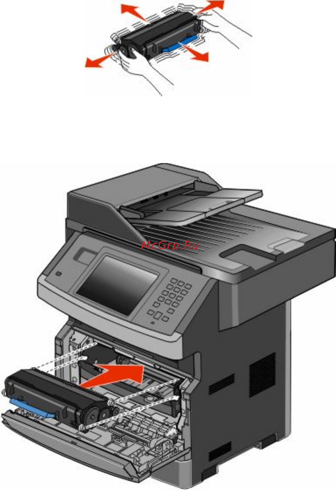 Dell 3333dn [273/350] Замена комплекта фотобарабана