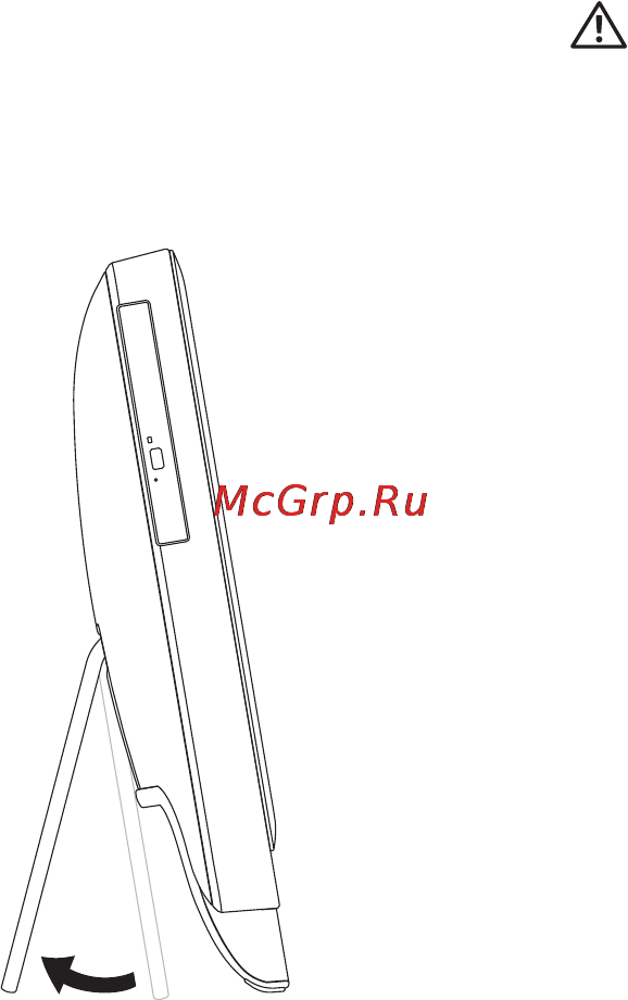 Dell Inspiron One 2205 [15/118] Регулировка подставки для компьютера