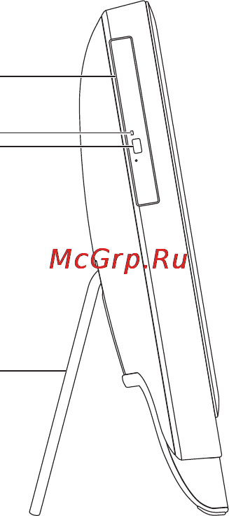 Dell Inspiron One 2205 [32/118] Элементы на левой стороне компьютера