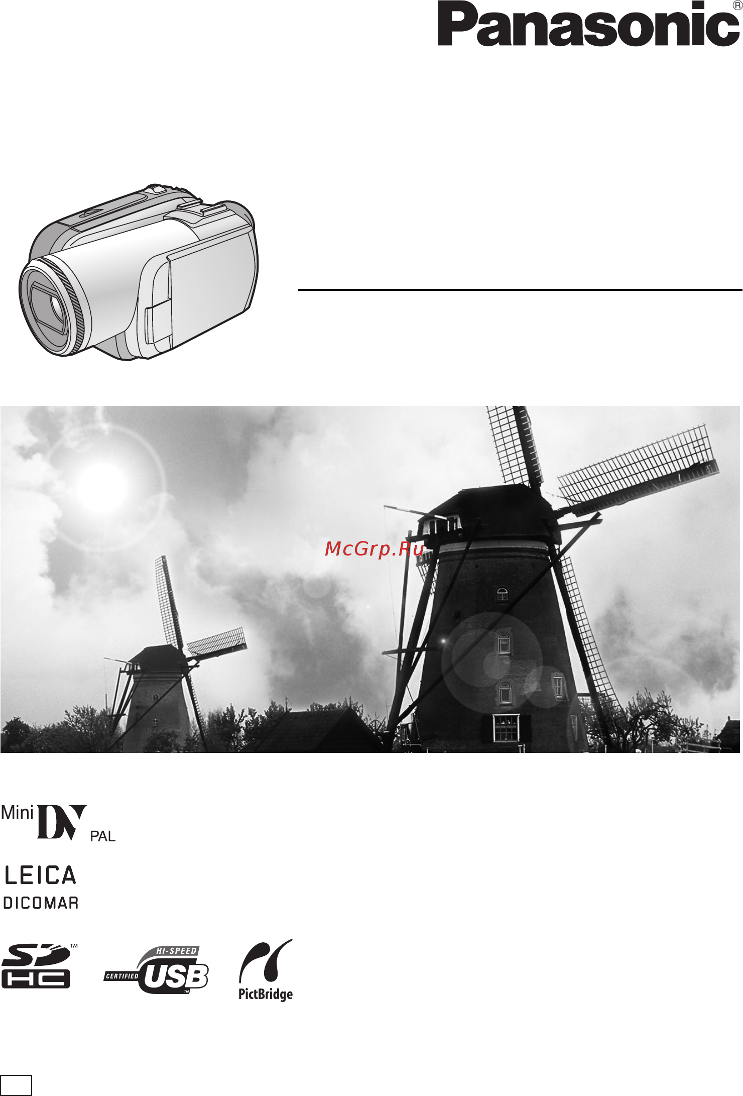 Panasonic NV-GS320 Инструкция по эксплуатации онлайн