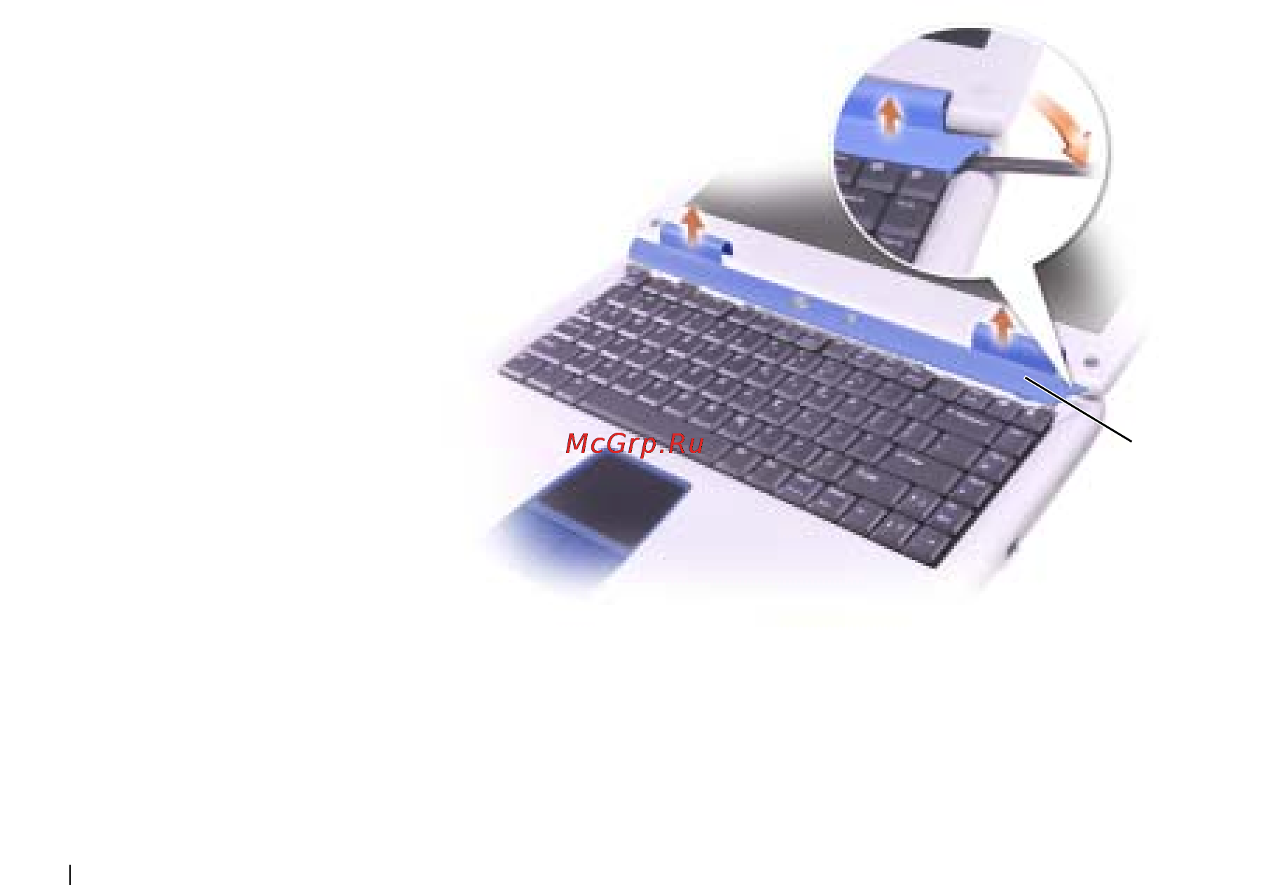 Dell Inspiron 1100 [108/150] Клавиатура