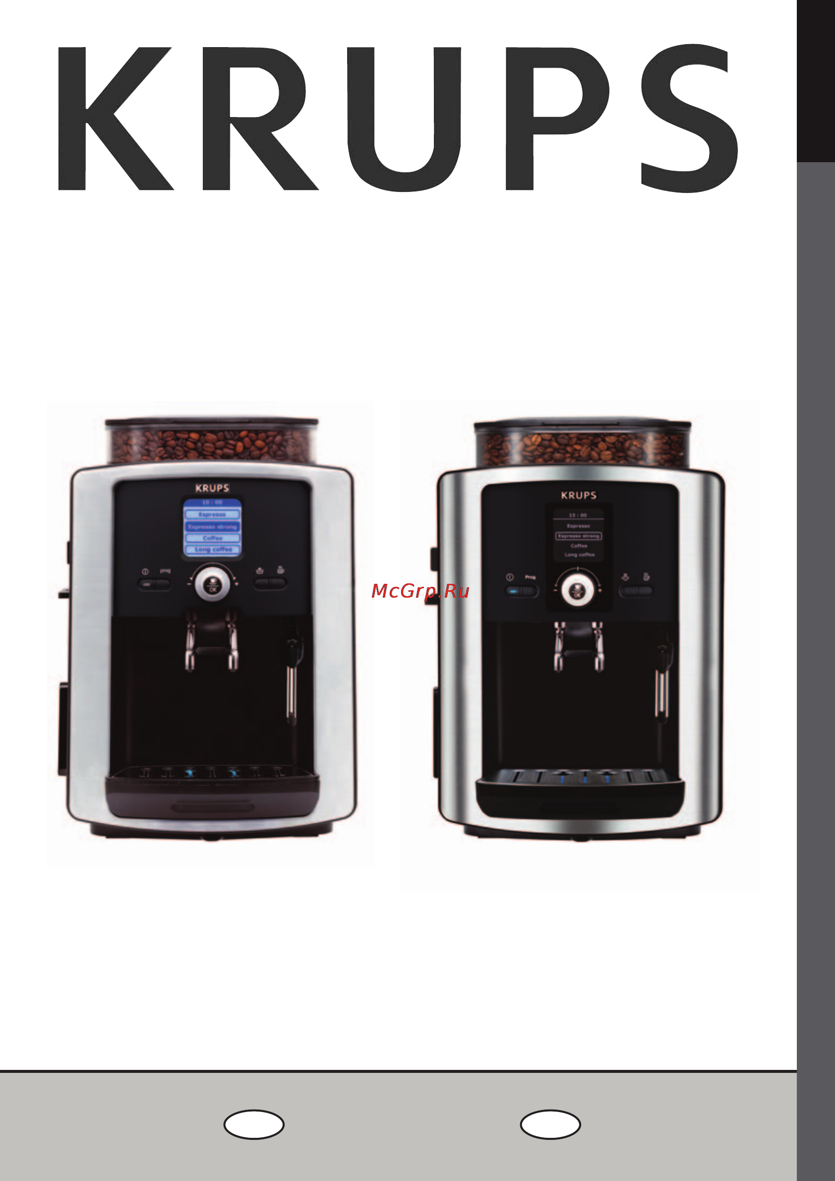 Krups EA 8050 Compact Espresseria Инструкция по эксплуатации онлайн