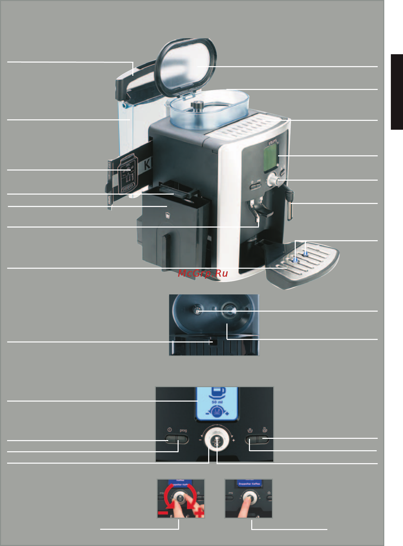 Krups EA 8050 Compact Espresseria [19/128] Beschreibung