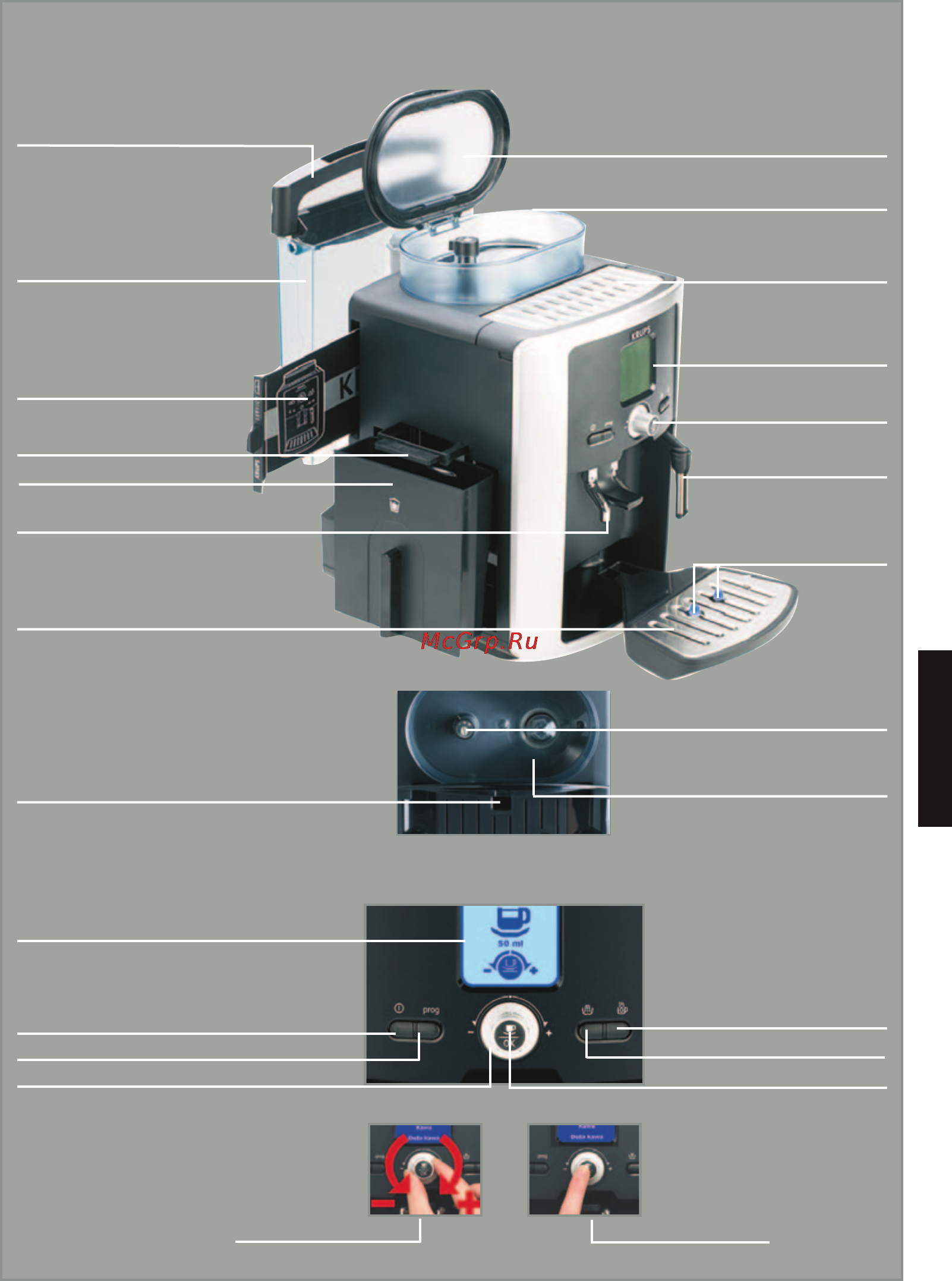 Krups EA 8050 Compact Espresseria [67/128] Opis urządzenia