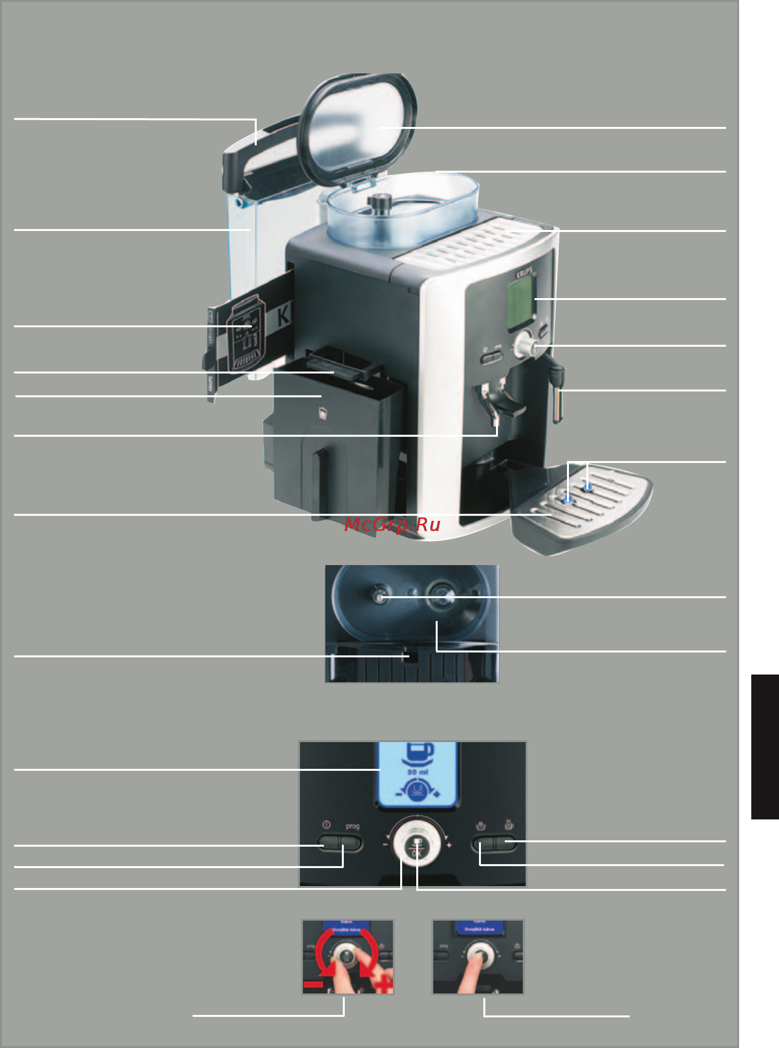 Krups EA 8050 Compact Espresseria [83/128] Popis přístroje
