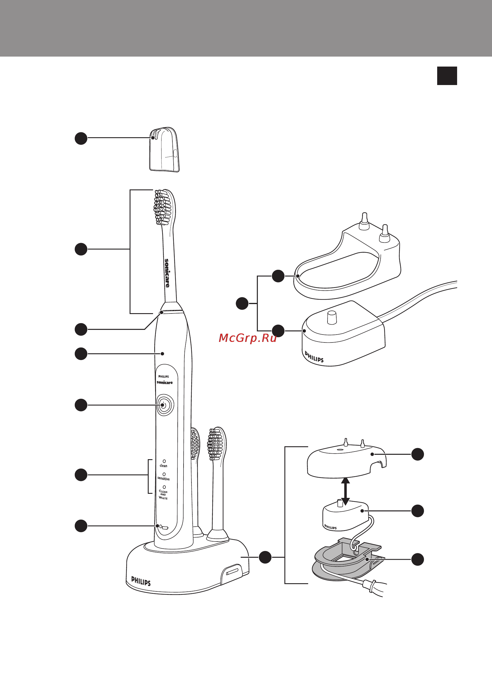 Philips HX6731/02 Инструкция по эксплуатации онлайн [2/14] 32536