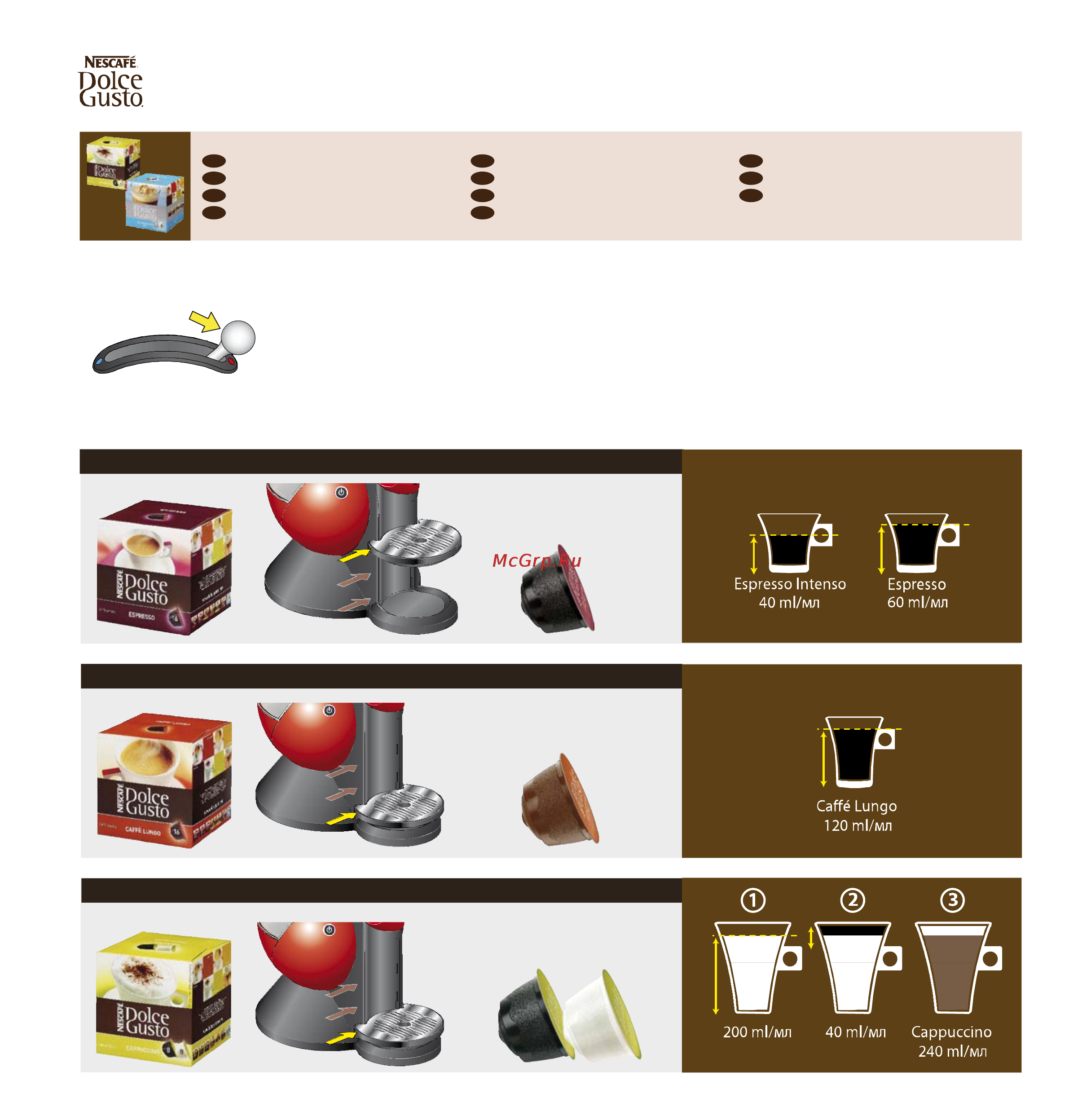 Krups KP 2100 Dolce Gusto Melody2 Инструкция по эксплуатации онлайн [4/24] 32537