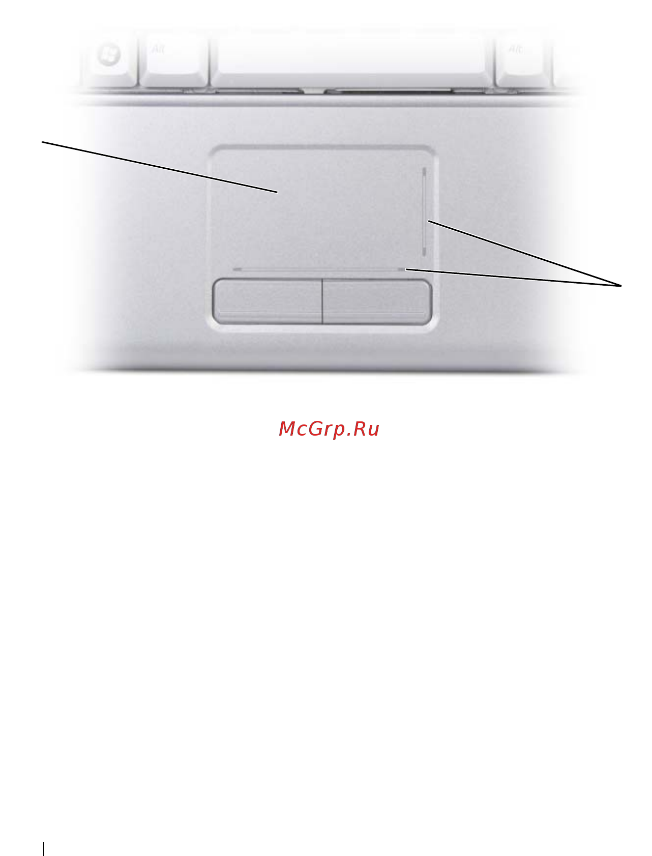 Dell Inspiron 1525 [50/246] Сенсорная панель