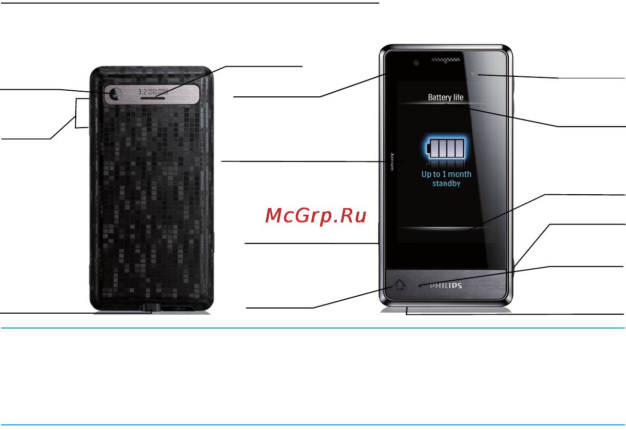 Philips X703 Инструкция по эксплуатации онлайн