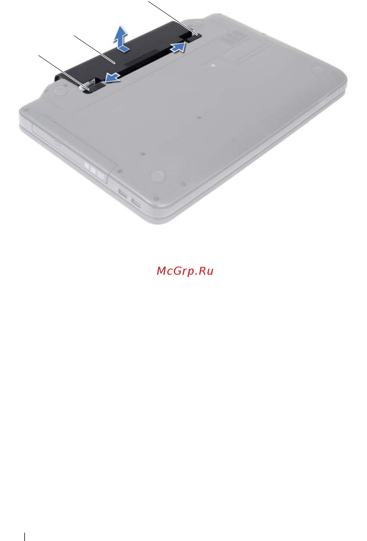 Dell Inspiron 15-N5050 [12/76] Вставьте аккумулятор в отсек при этом будет слышен щелчок