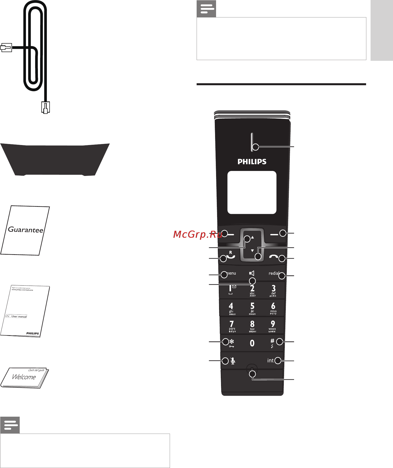 Philips ID9651B/51 [9/53] Зарядное устройство