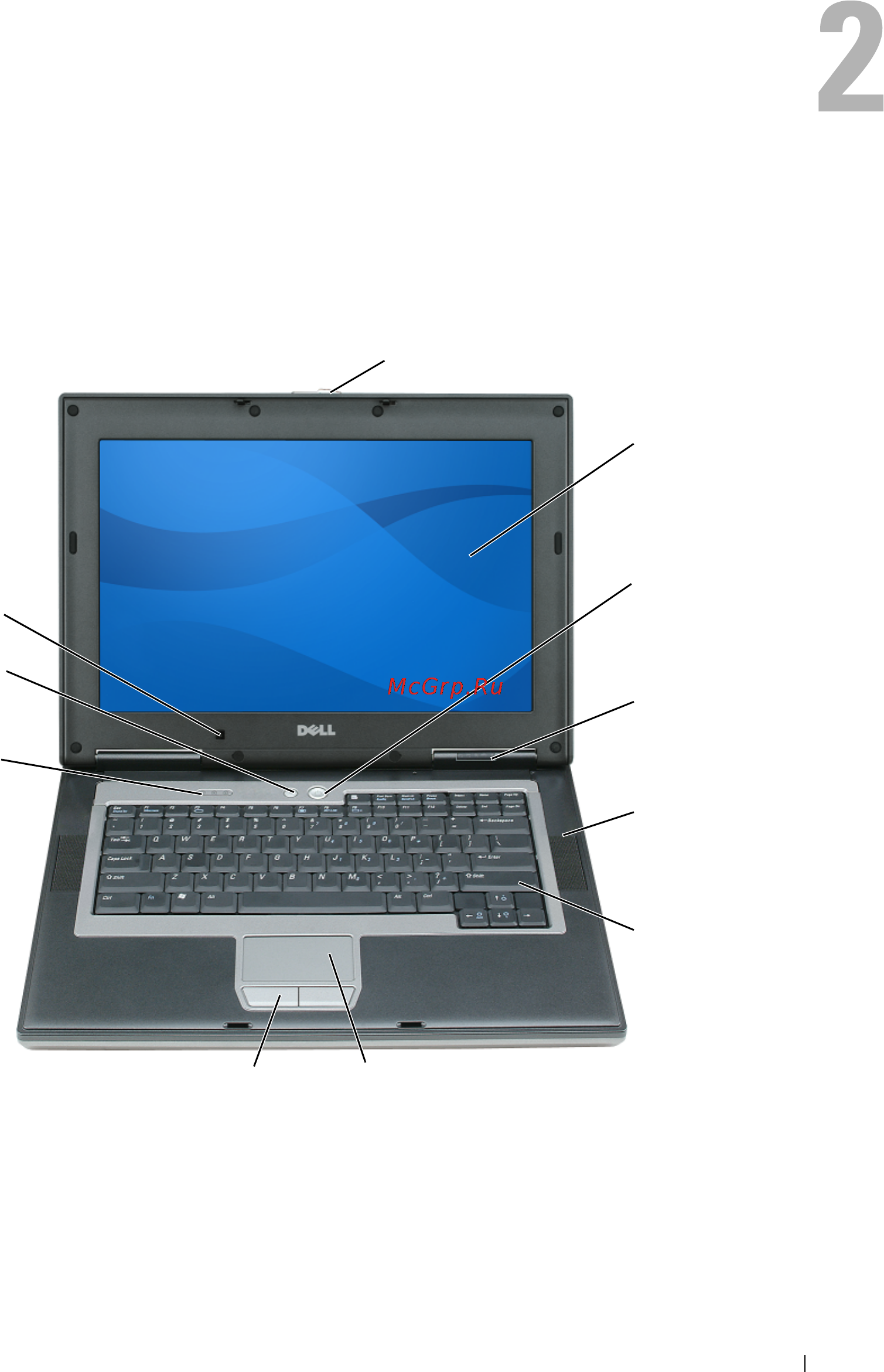 Dell Latitude D531 [17/174] Вид спереди