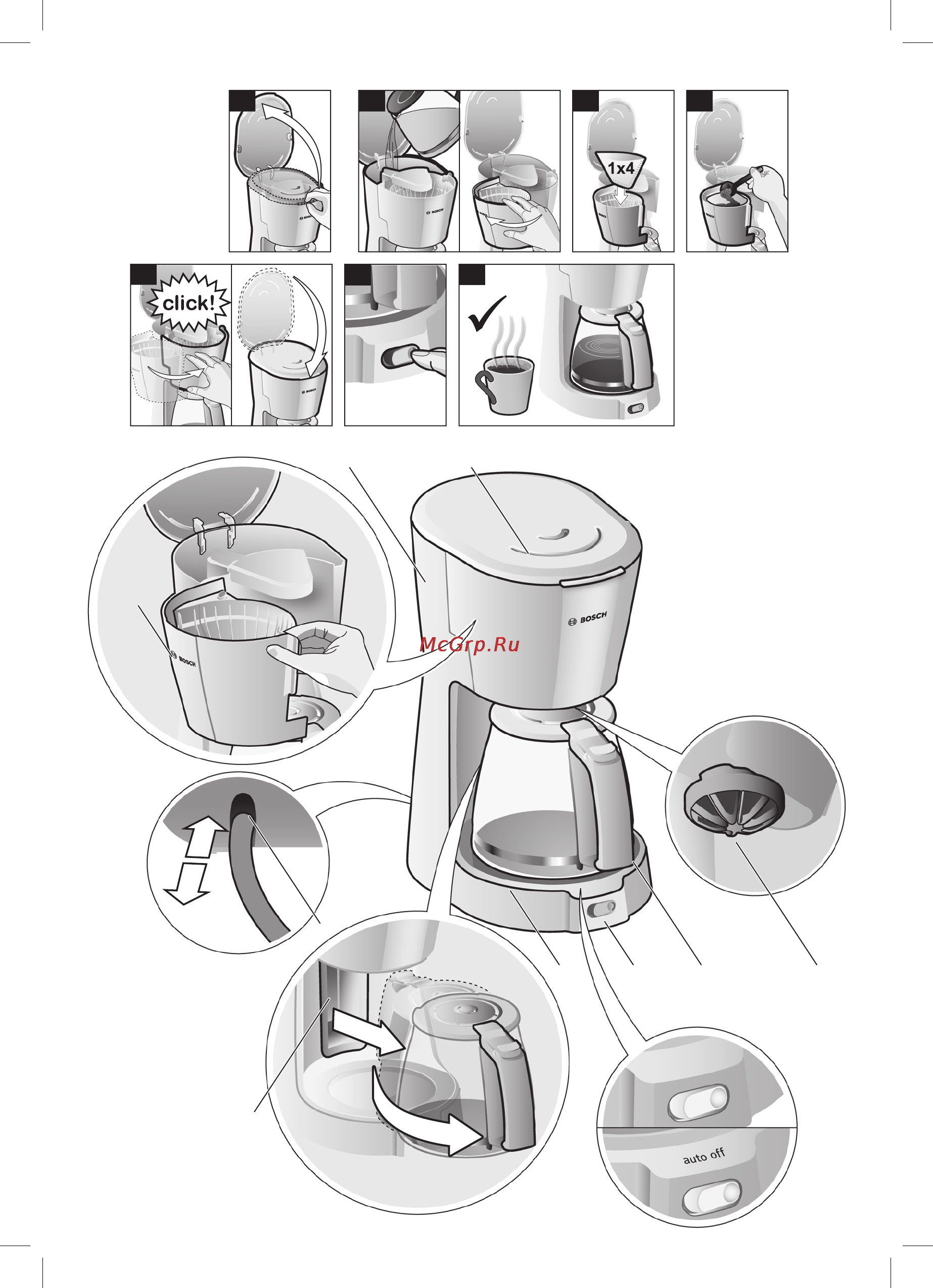 Bosch TKA3A011 Инструкция по эксплуатации онлайн [3/13] 81835