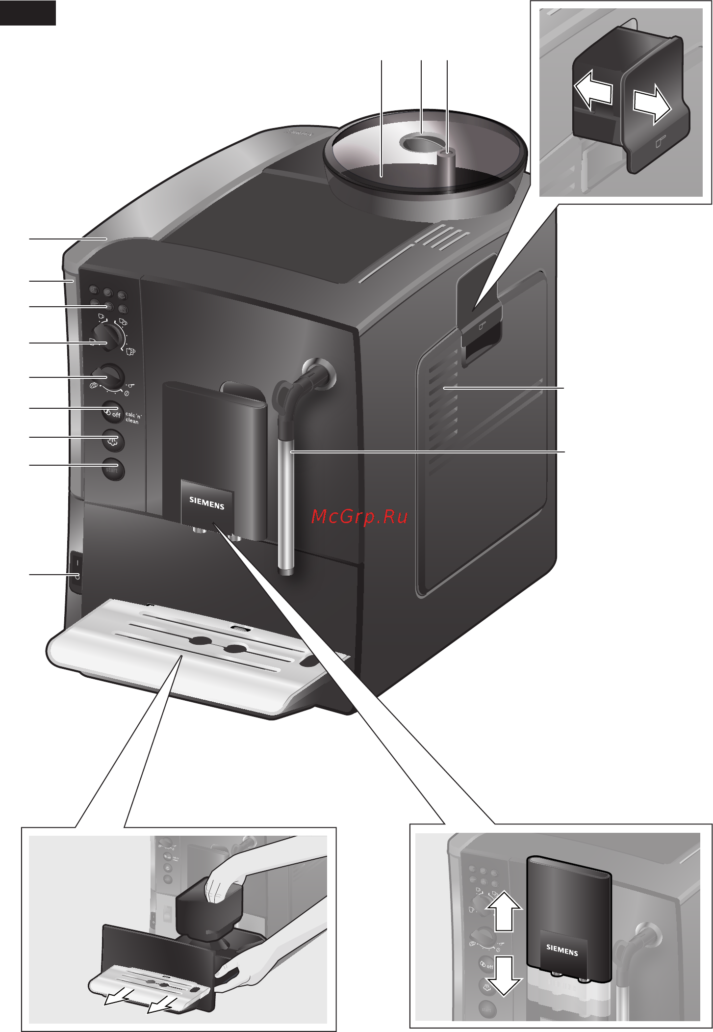 Siemens TE501209RW (EQ.5) Инструкция по эксплуатации онлайн [3/117] 727503
