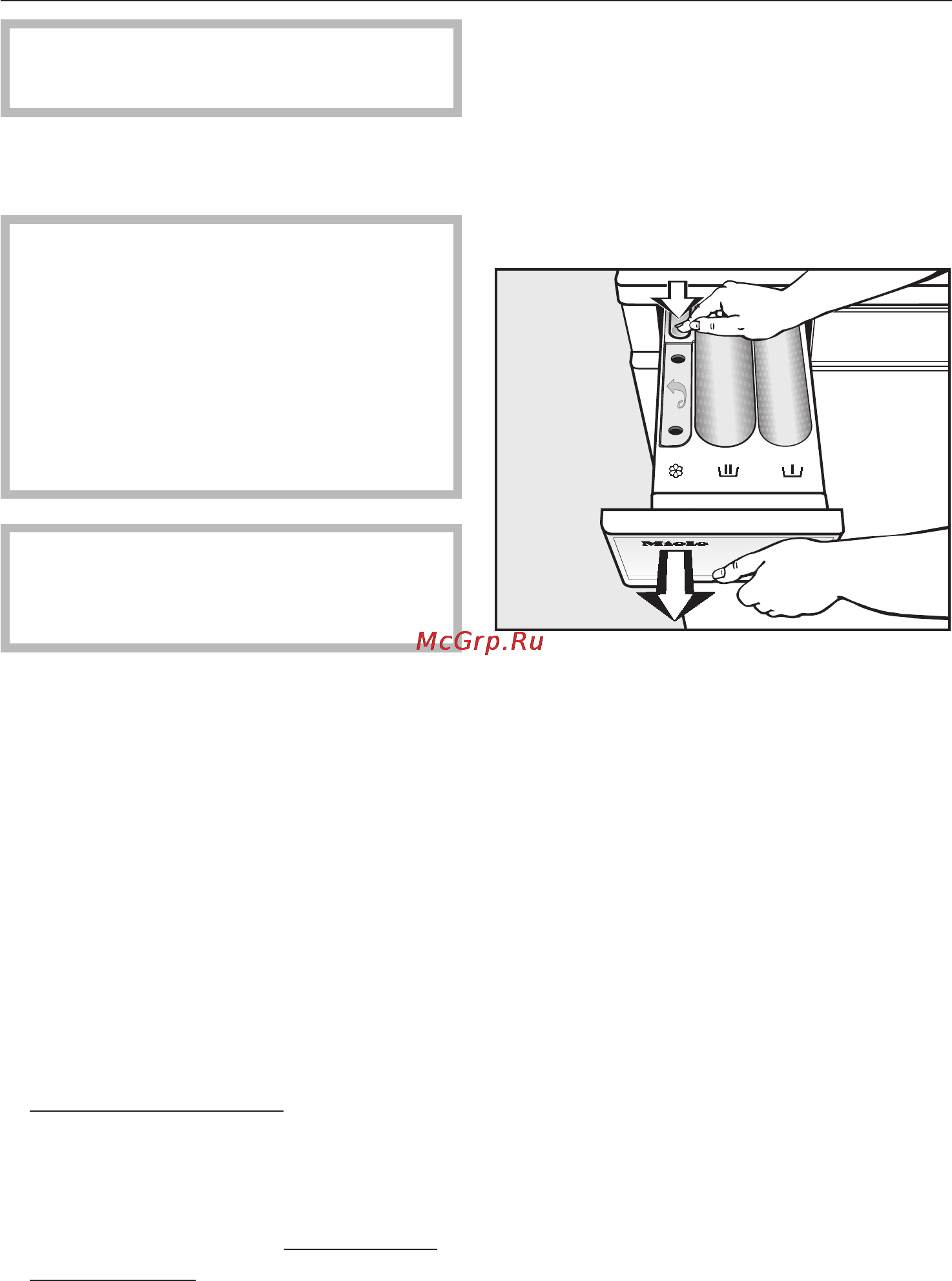 Miele WT 2679 i WPM [46/88] Èñòêà ñòèðàëüíî ñóøèëüíîé ìàøèíû 46