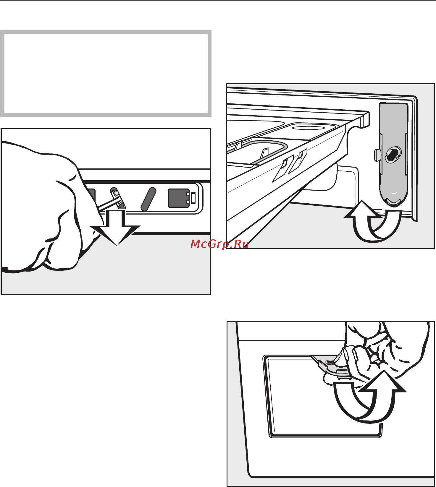 Miele WT 2679 i WPM [57/88] Èñòêà ñëèâíîãî ôèëüòðà 57