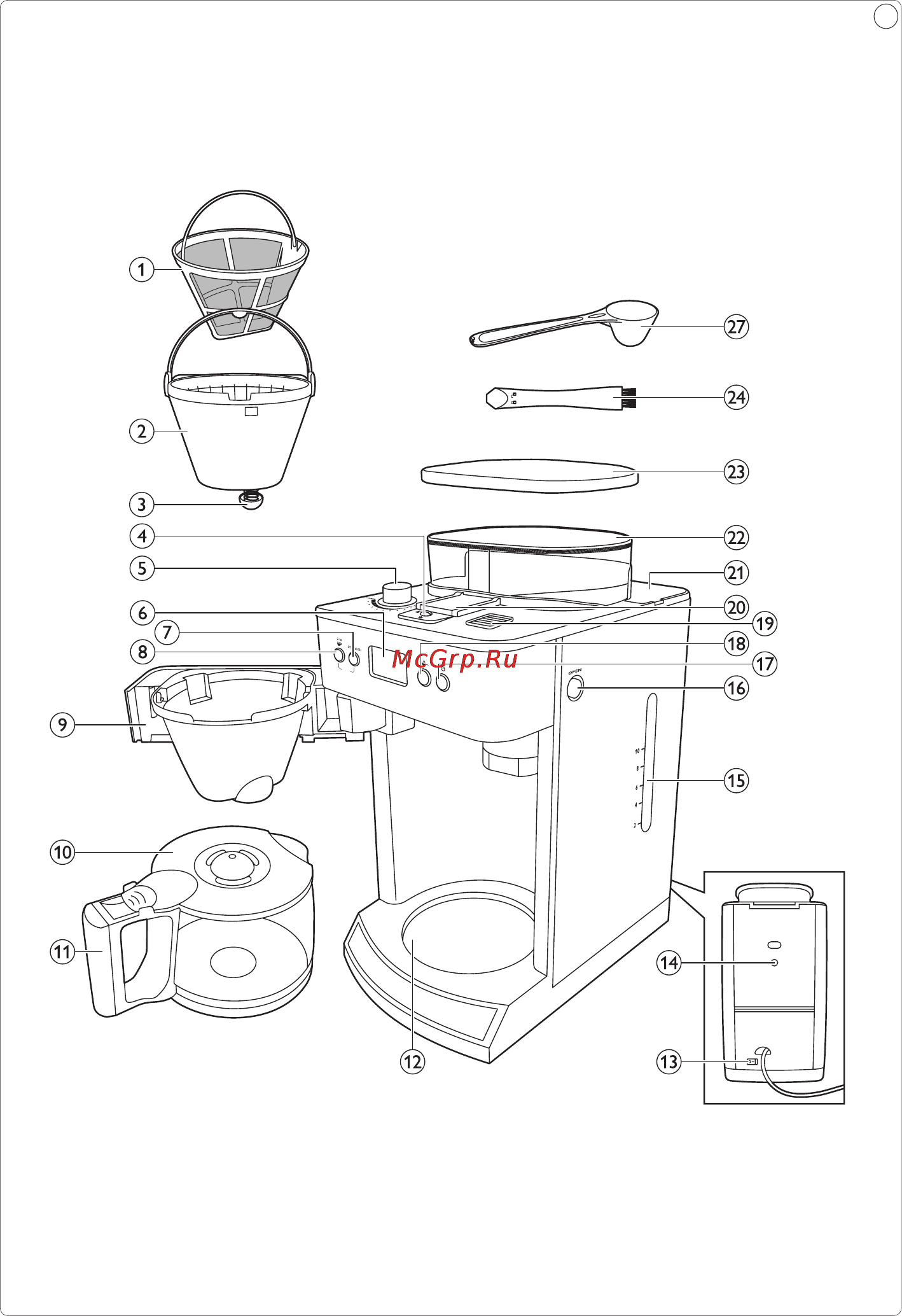 Philips HD 7751/00 Инструкция по эксплуатации онлайн [3/144] 32710