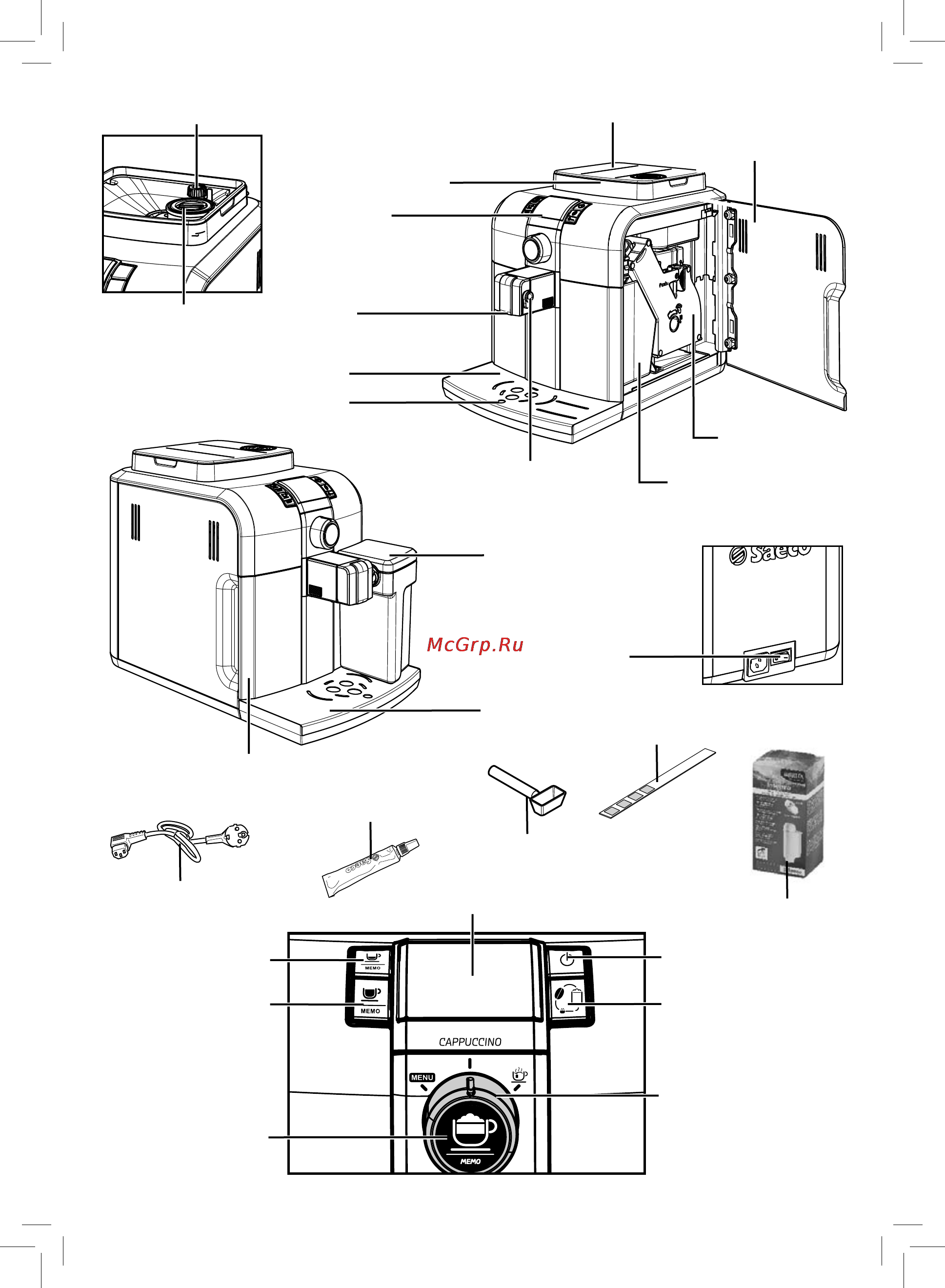 Philips Saeco HD8838/09 Инструкция по эксплуатации онлайн [4/32] 32719