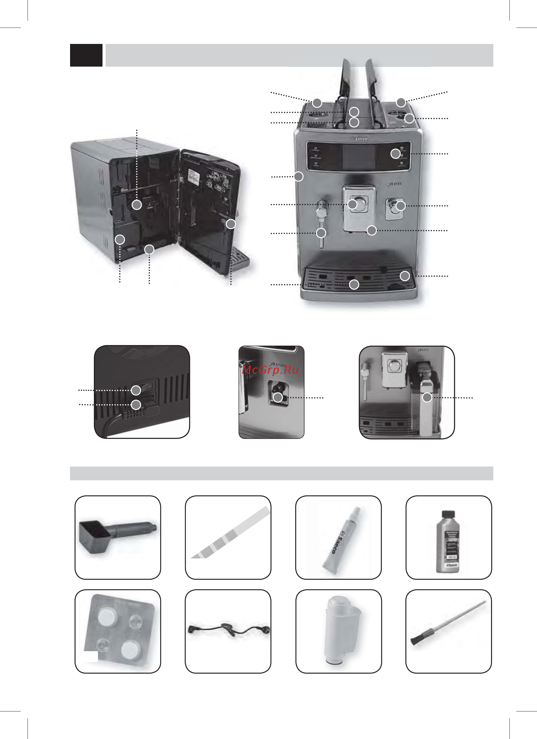 Philips Saeco HD8944/09 Инструкция по эксплуатации онлайн [5/61] 557283