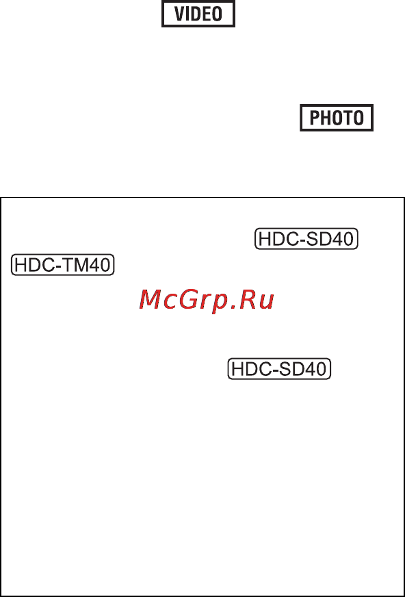 Panasonic HDC-SD40 [4/28] Карты которые можно использовать с данным устройством