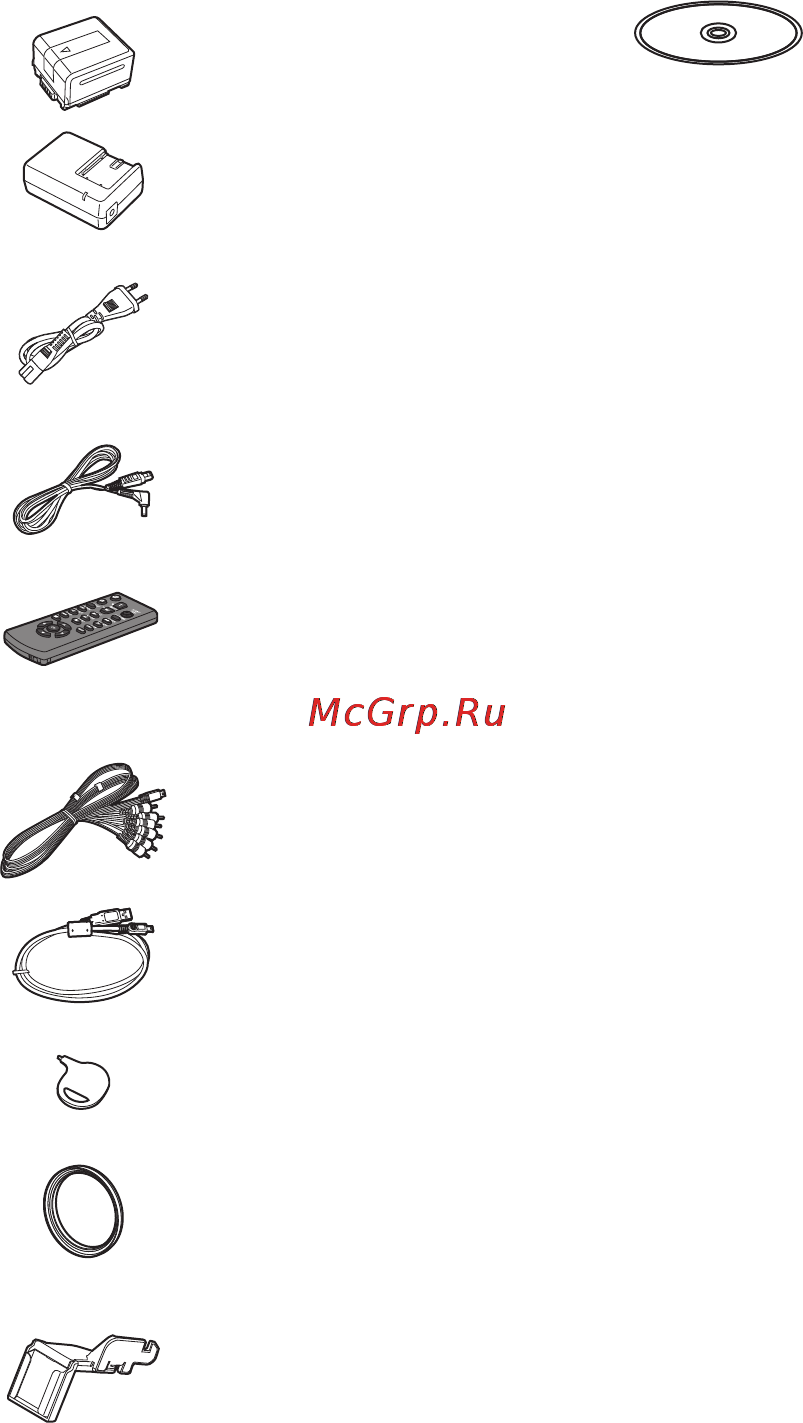 Panasonic HDC-HS700 [8/152] Принадлежности