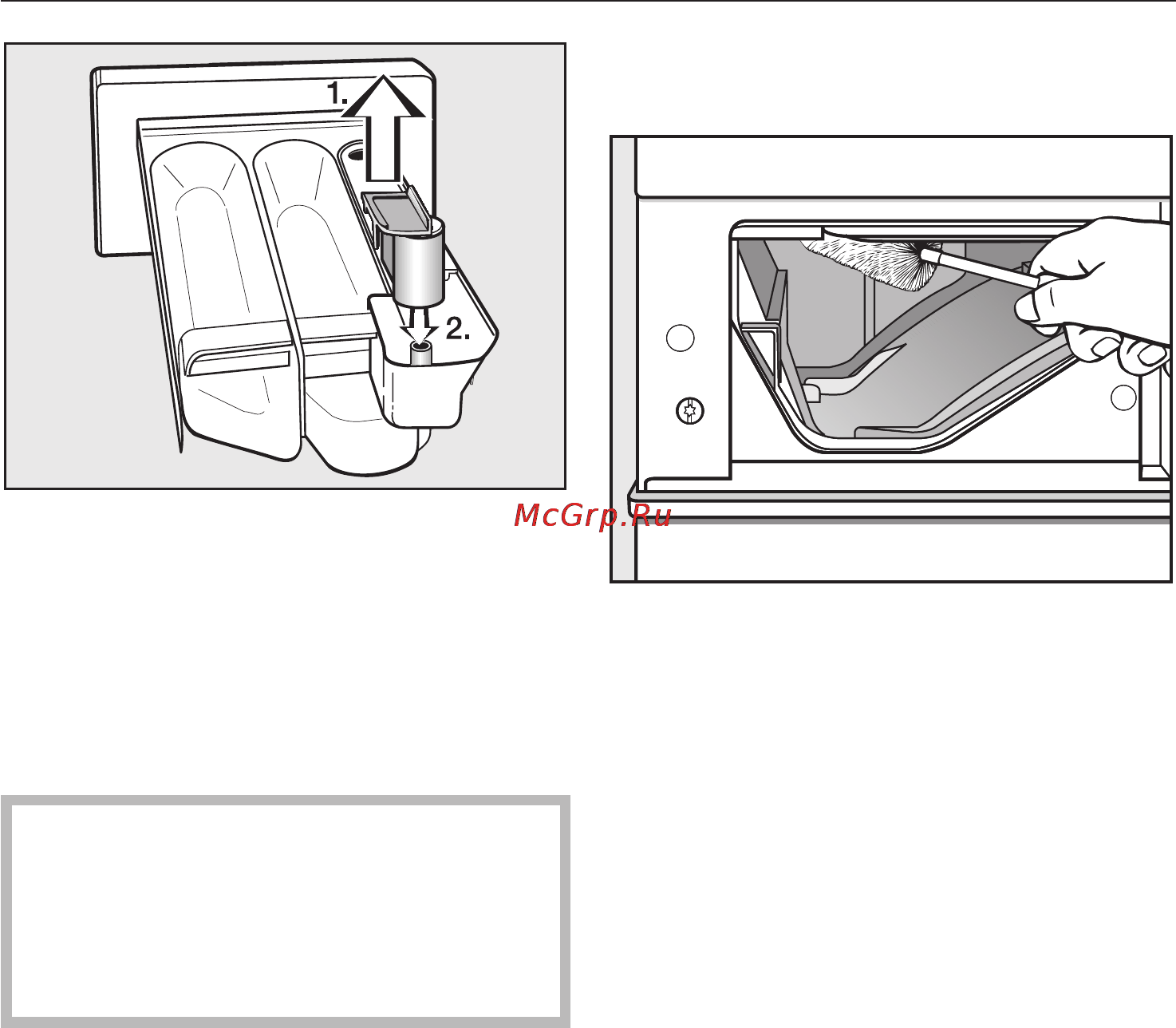 Miele W 544 [34/68] Чистка и уход