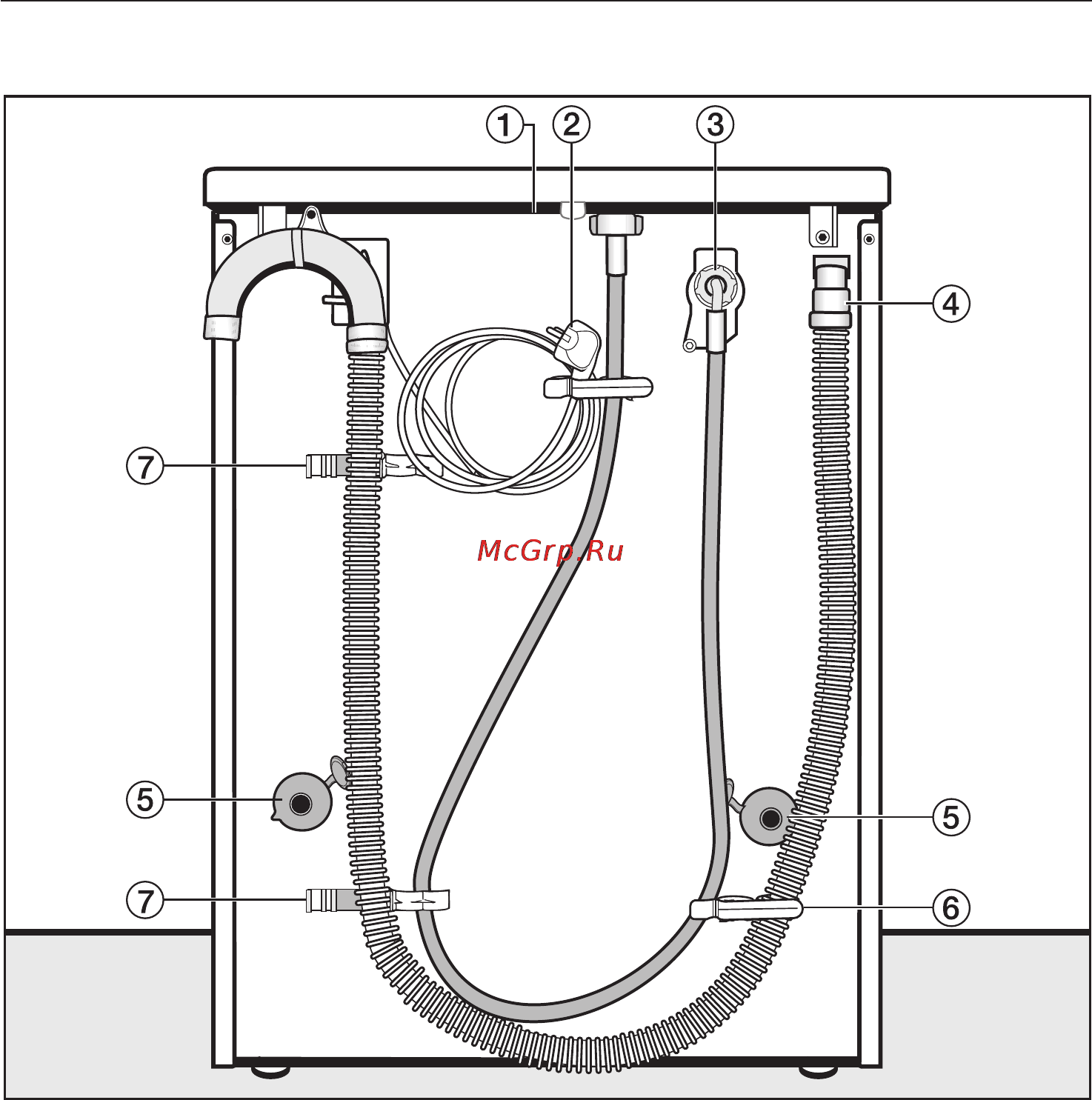Miele W 526 [46/68] Âèä ñçàäè 46